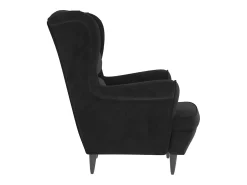 Poltrona*vidaxl Poltrona em veludo Preto