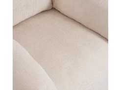 ModernLuxe Poltrona individual em chenille -^ Poltrona