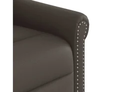 Poltrona* Poltrona massagens couro artificial brilhante SHL191591 Castanho