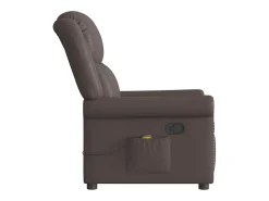 Poltrona* Poltrona massagens couro artificial brilhante SHL191591 Castanho