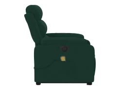 Online vidaxl Poltrona massagens elevatória elétrica veludo -escuro Verde