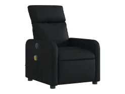 Poltrona| Poltrona massagens reclinável elétrica couro artificial SHL654366 Preto