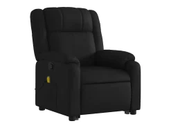 Poltrona| Poltrona massagens reclinável elevatória couro artificial SHL596632 Preto