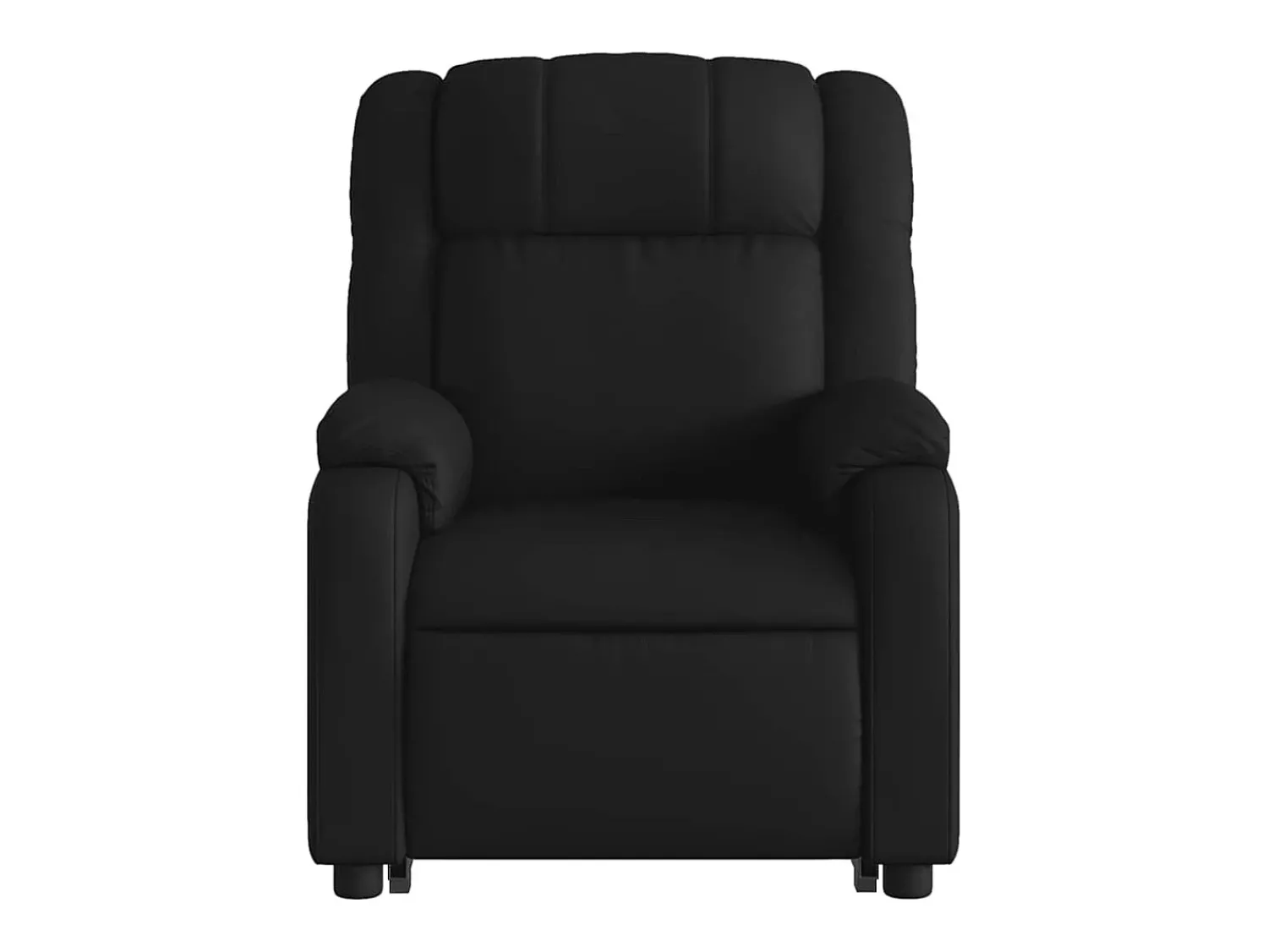 Poltrona| Poltrona massagens reclinável elevatória couro artificial SHL596632 Preto