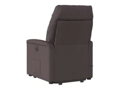 Discount Poltrona massagens reclinável elevatória tecido -escuro SHL449556 Castanho