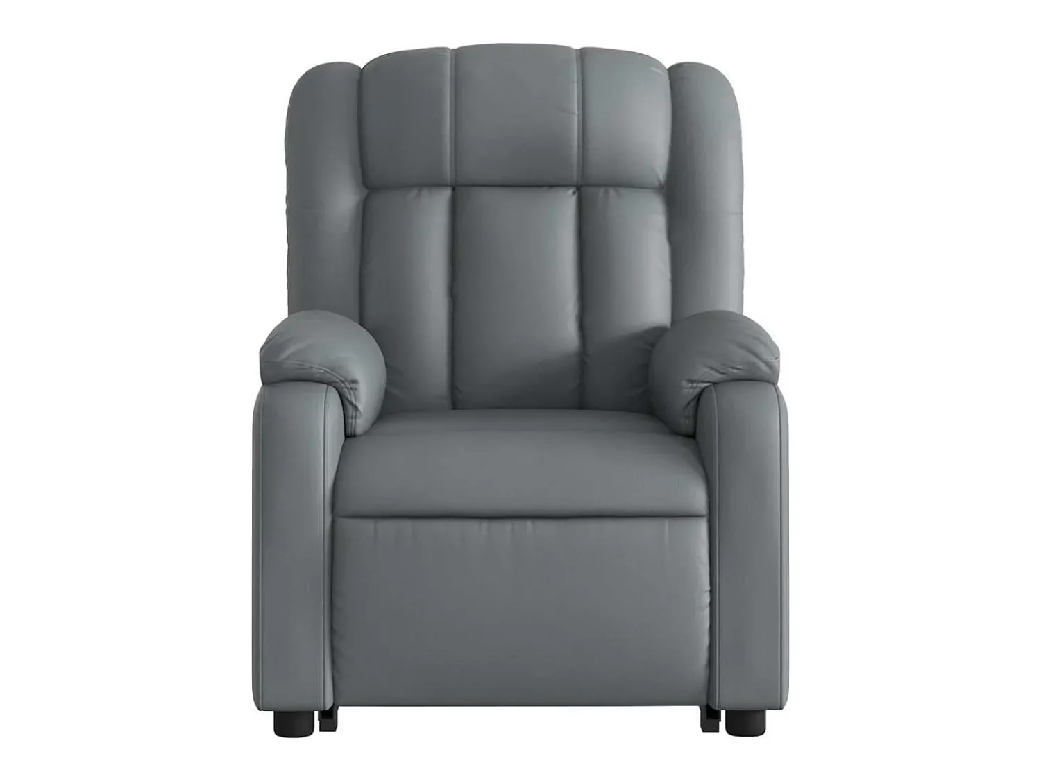 Poltrona massagens reclinável elevatória couro artif. SHL420215^ Poltrona