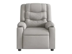 Poltrona massagens reclinável elétrica tecido -nublado SHL435645^ Poltrona