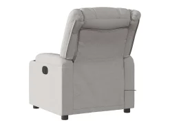 Poltrona massagens reclinável elétrica tecido -nublado SHL435645^ Poltrona