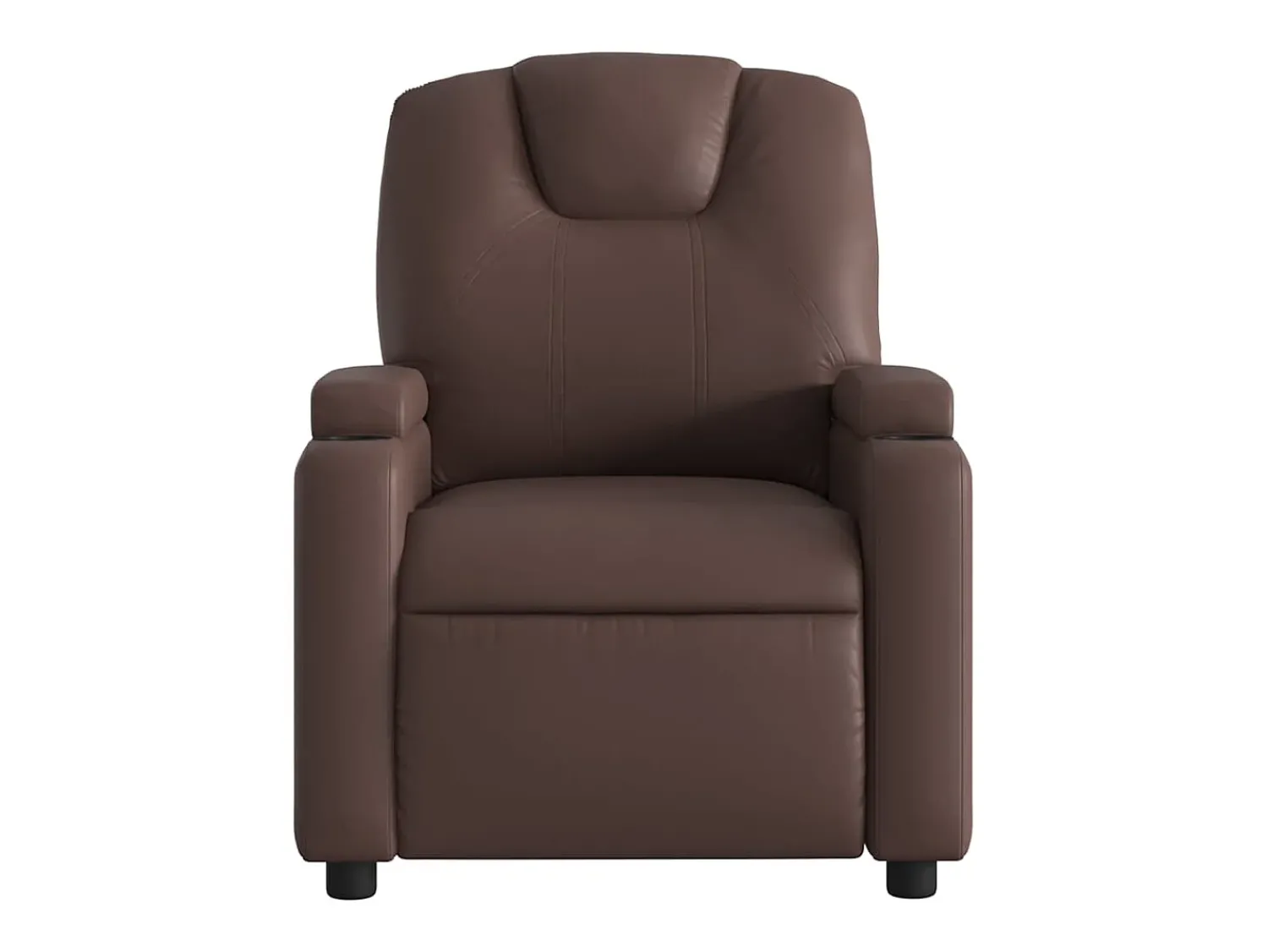 Poltrona massagens reclinável elétrica couro artif. SHL904389^ Poltrona