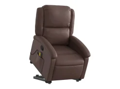 Poltrona massagens reclinável elevatória couro artif. SHL347874^ Poltrona