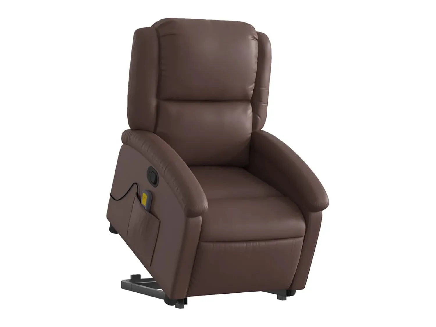 Poltrona massagens reclinável elevatória couro artif. SHL347874^ Poltrona