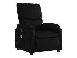 Hot Poltrona massagens reclinável elétrica couro artificial SHL486290 Preto