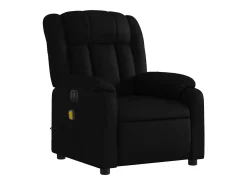 Poltrona* Poltrona massagens reclinável elétrica couro artificial SHL699869 Preto