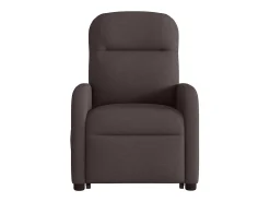 Poltrona| Poltrona massagens reclinável elevatória tecido -escuro SHL564340 Castanho