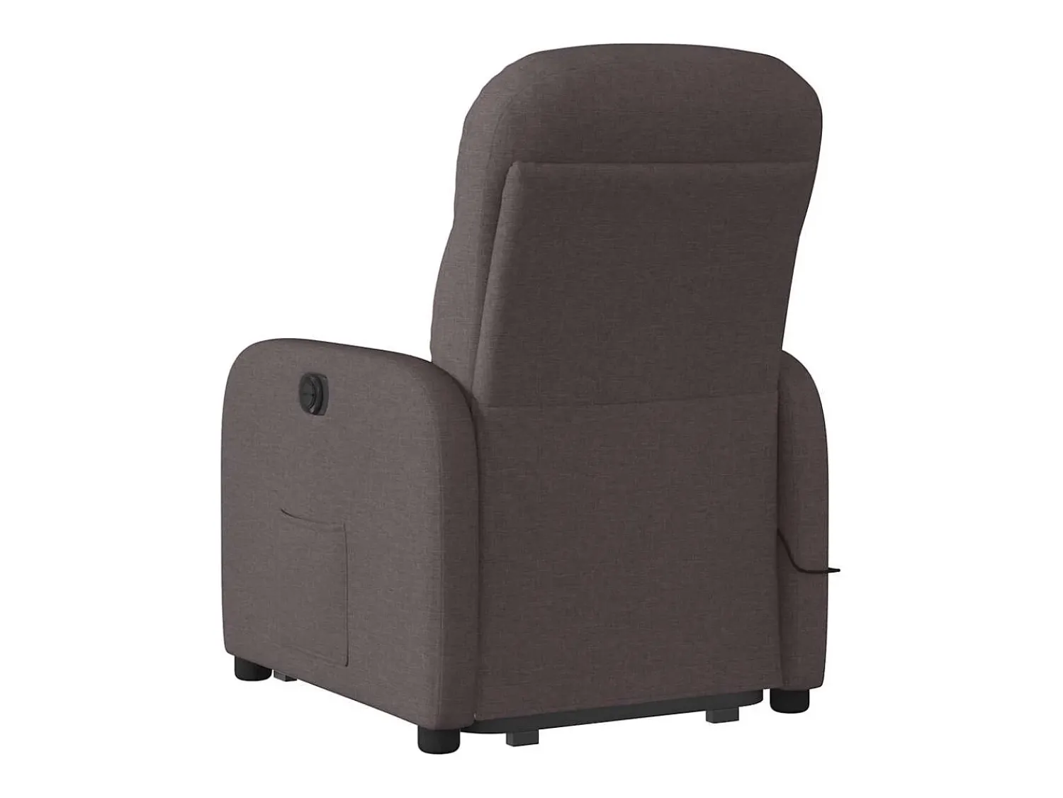 Poltrona| Poltrona massagens reclinável elevatória tecido -escuro SHL564340 Castanho