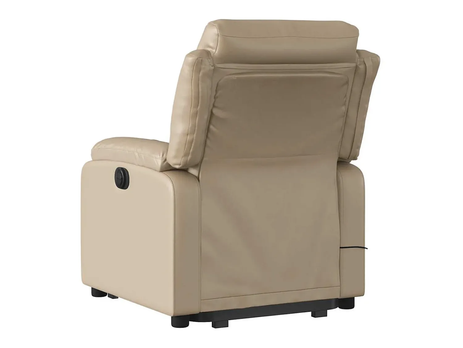 Best Poltrona massagens reclinável elevatória couro art. cappuccino SHL867421 Castanho