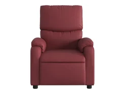 Poltrona massagens reclinável couro artificial tinto SHL138519^ Poltrona