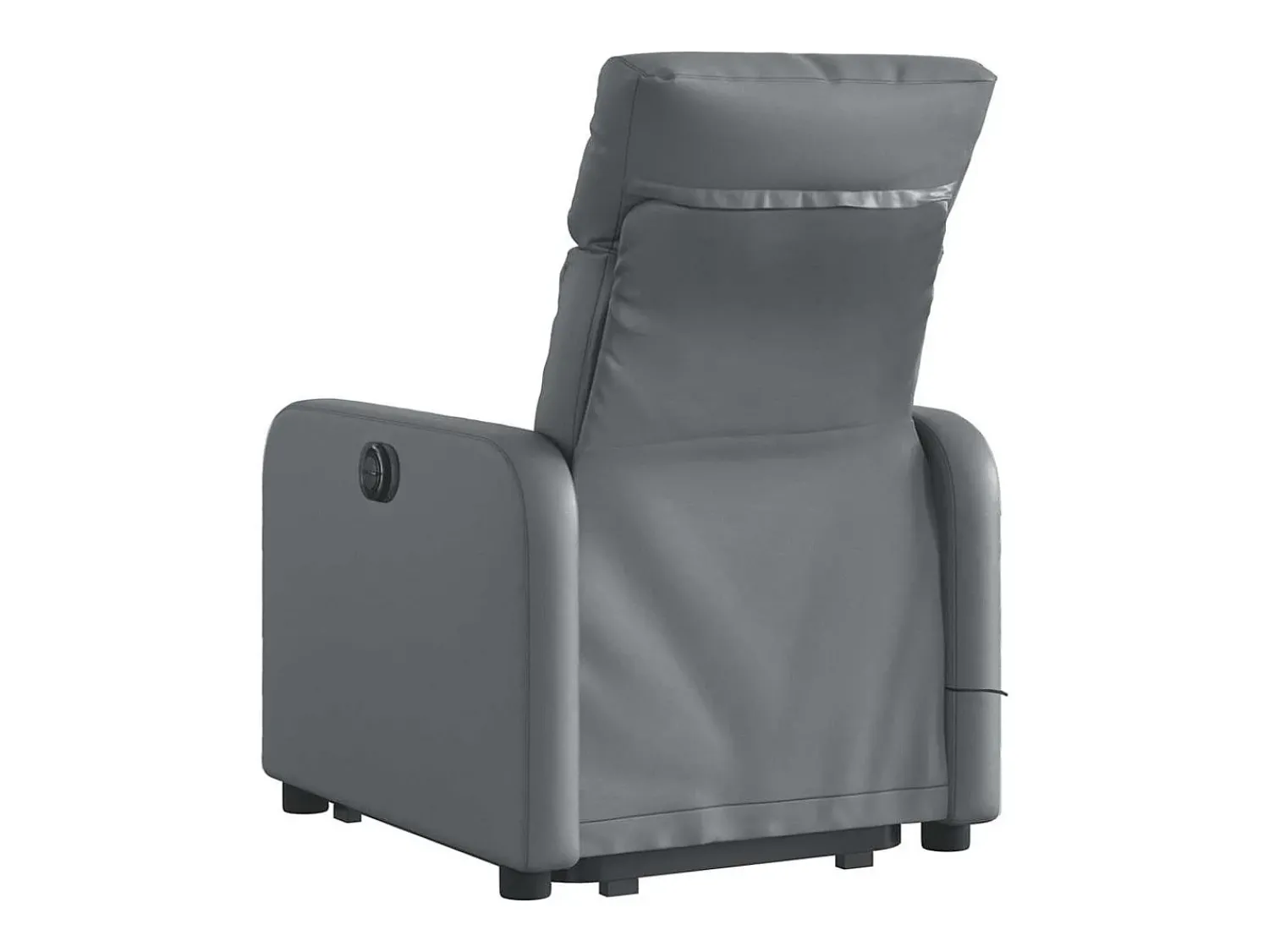 Poltrona massagens reclinável elevatória couro artif. SHL783119^ Poltrona