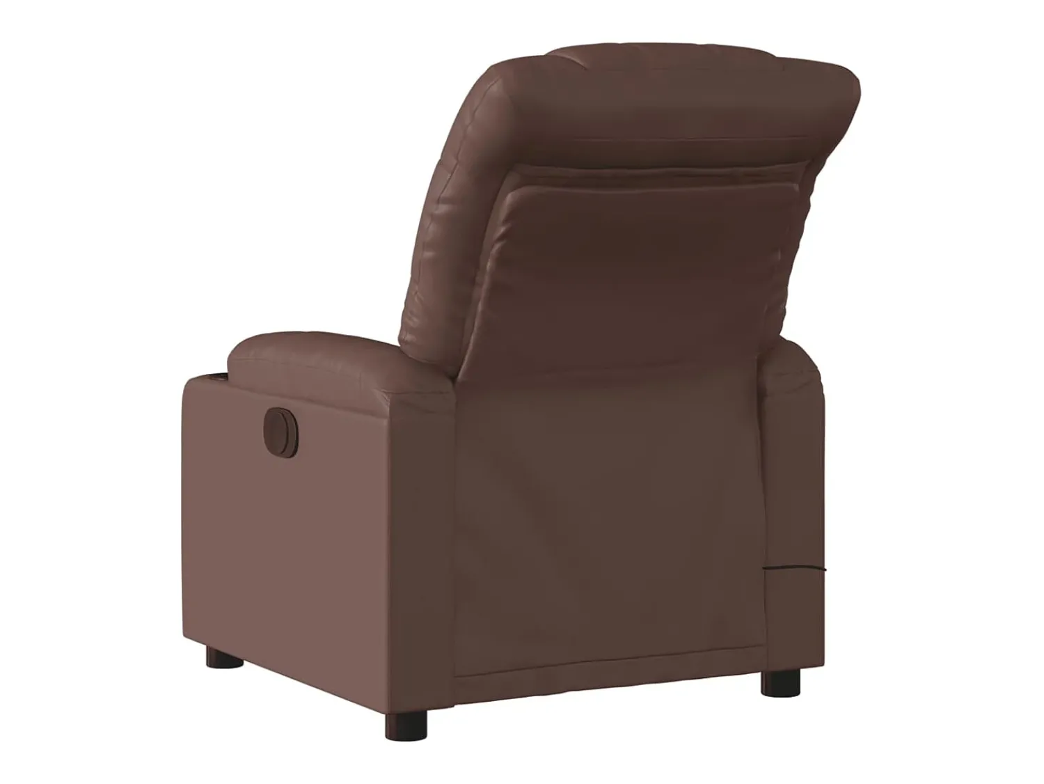Poltrona massagens reclinável elétrica couro artif. SHL976079^ Poltrona