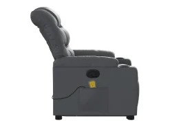 Poltrona* Poltrona massagens reclinável elevatória couro artif. SHL115008 Cinzento