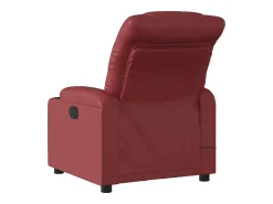 Poltrona| Poltrona massagens reclin. elétrica couro artif. -tinto SHL579982 Vermelho