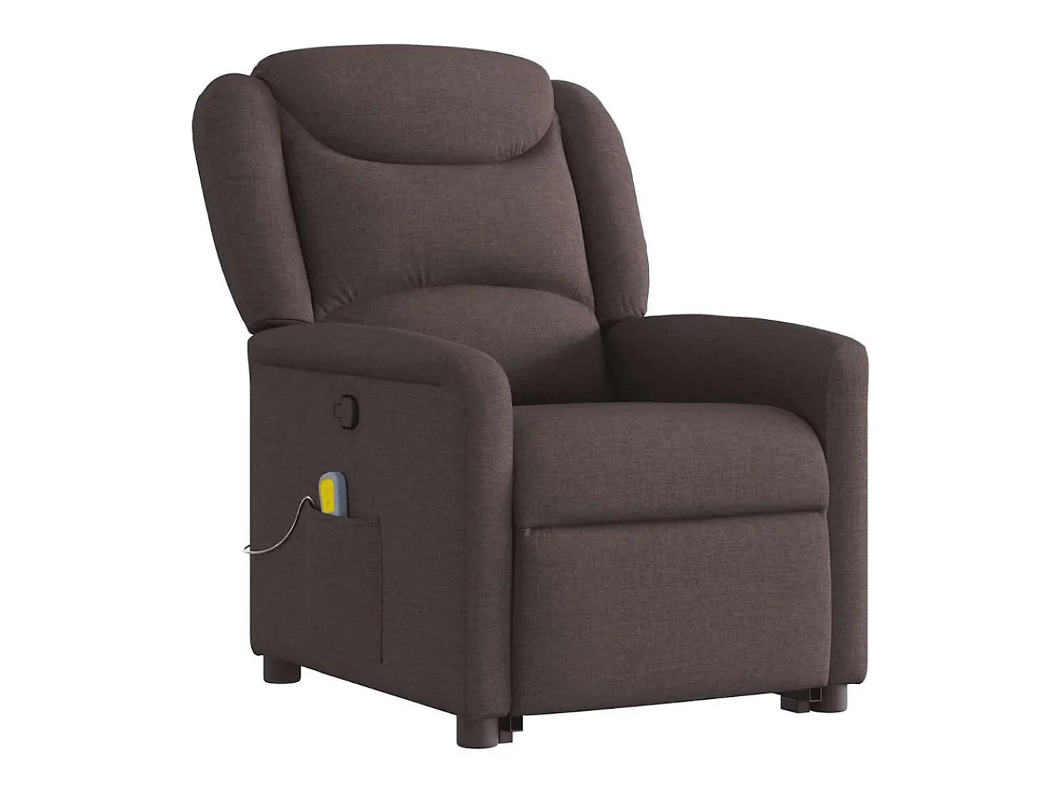 Poltrona* Poltrona massagens reclinável elevatória tecido -escuro SHL424720 Castanho