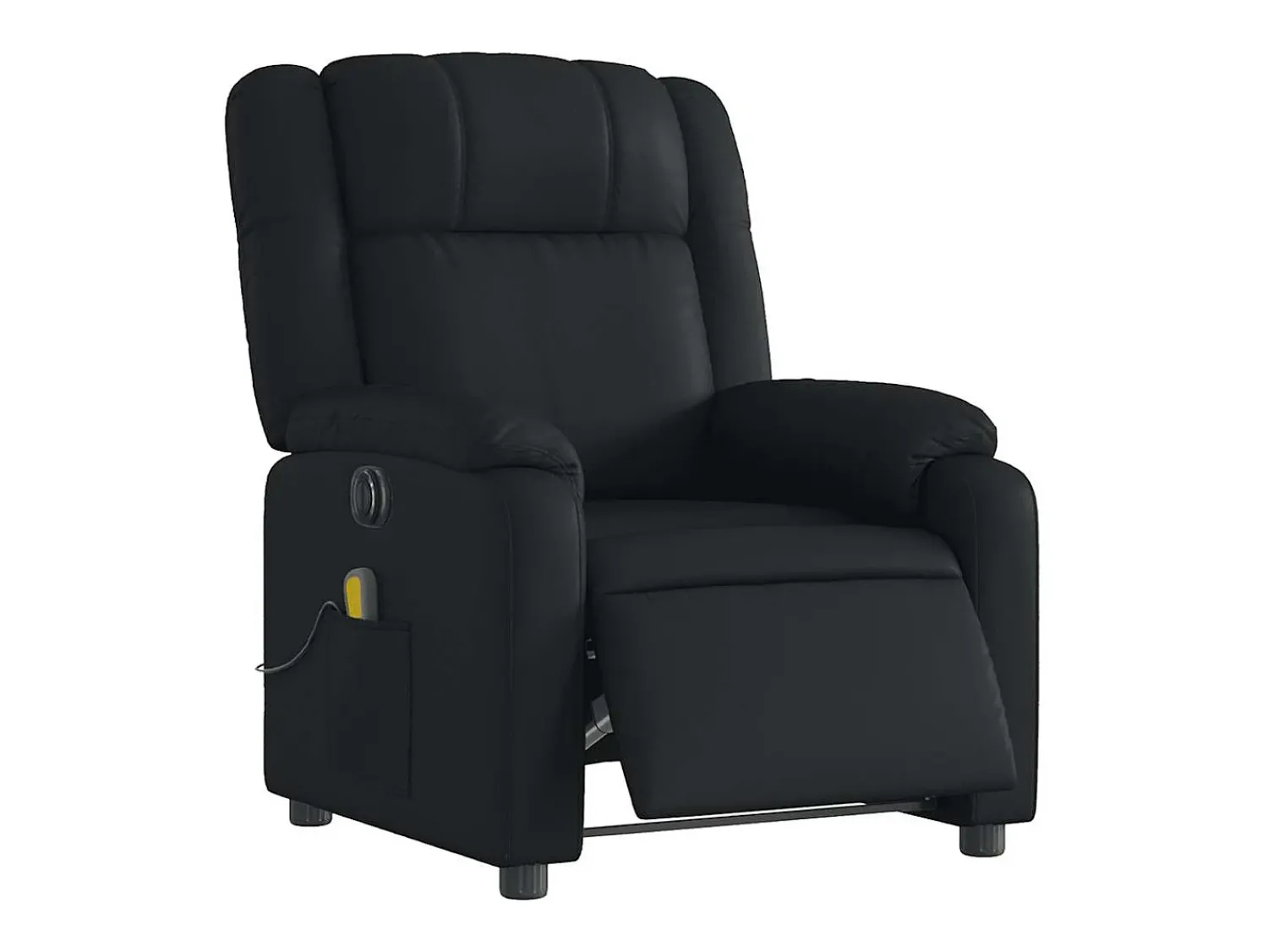 Poltrona massagens reclinável elétrica couro artificial SHL748869^ Poltrona