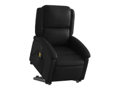 Poltrona massagens reclinável elevatória couro artificial SHL520400^ Poltrona