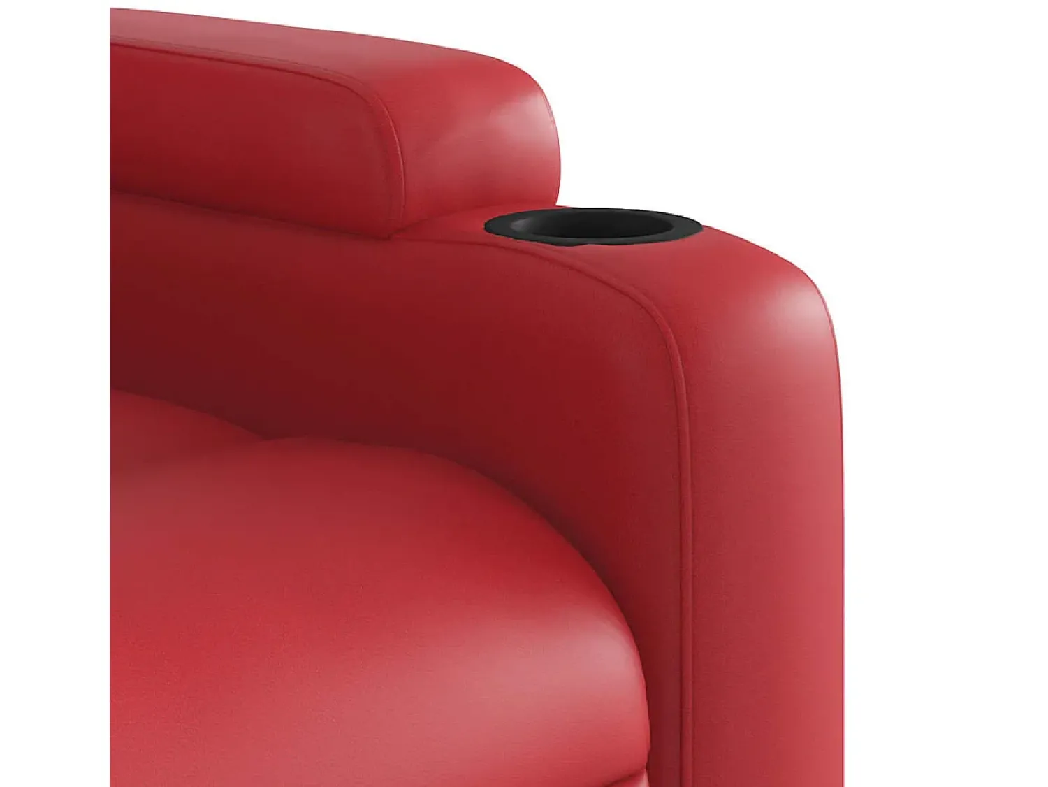 Online Poltrona massagens reclinável elétrica couro artif. SHL23234 Vermelho