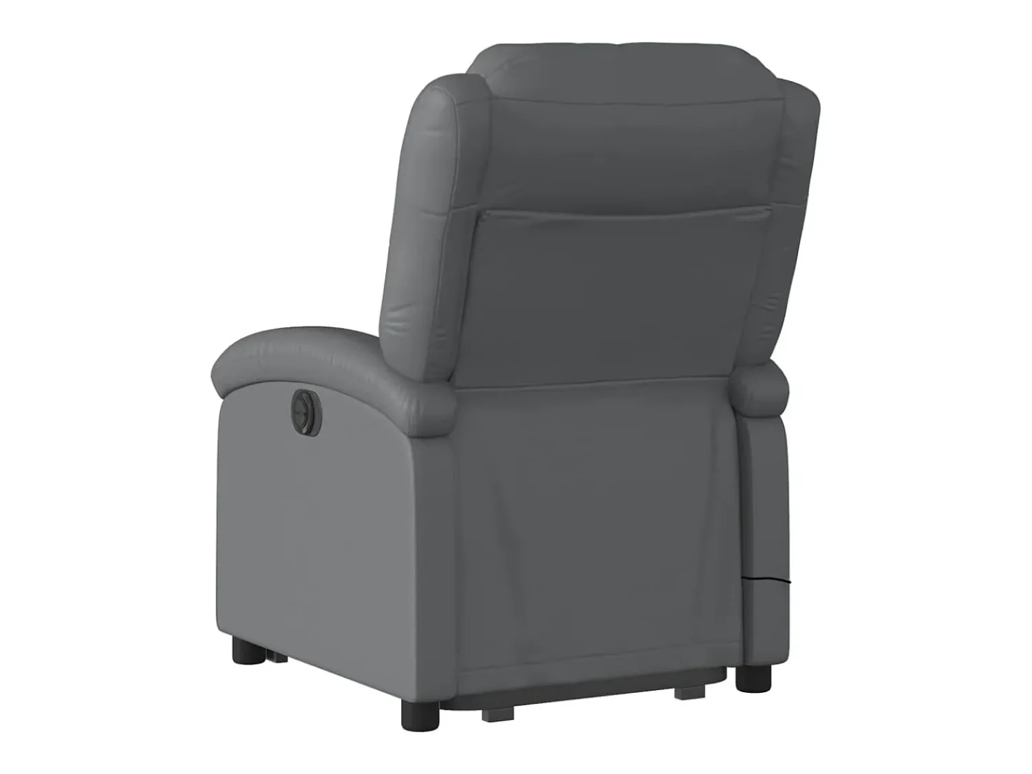 Poltrona* Poltrona massagens reclinável elevatória couro artif. SHL624600 Cinzento