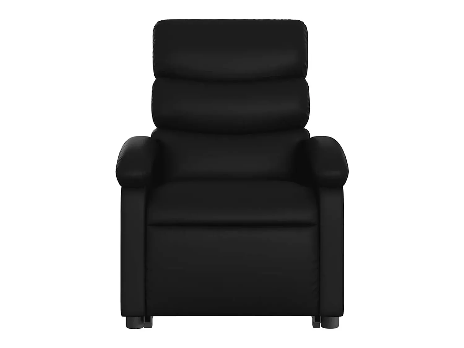 Poltrona* Poltrona massagens reclinável elevatória couro artificial SHL575680 Preto