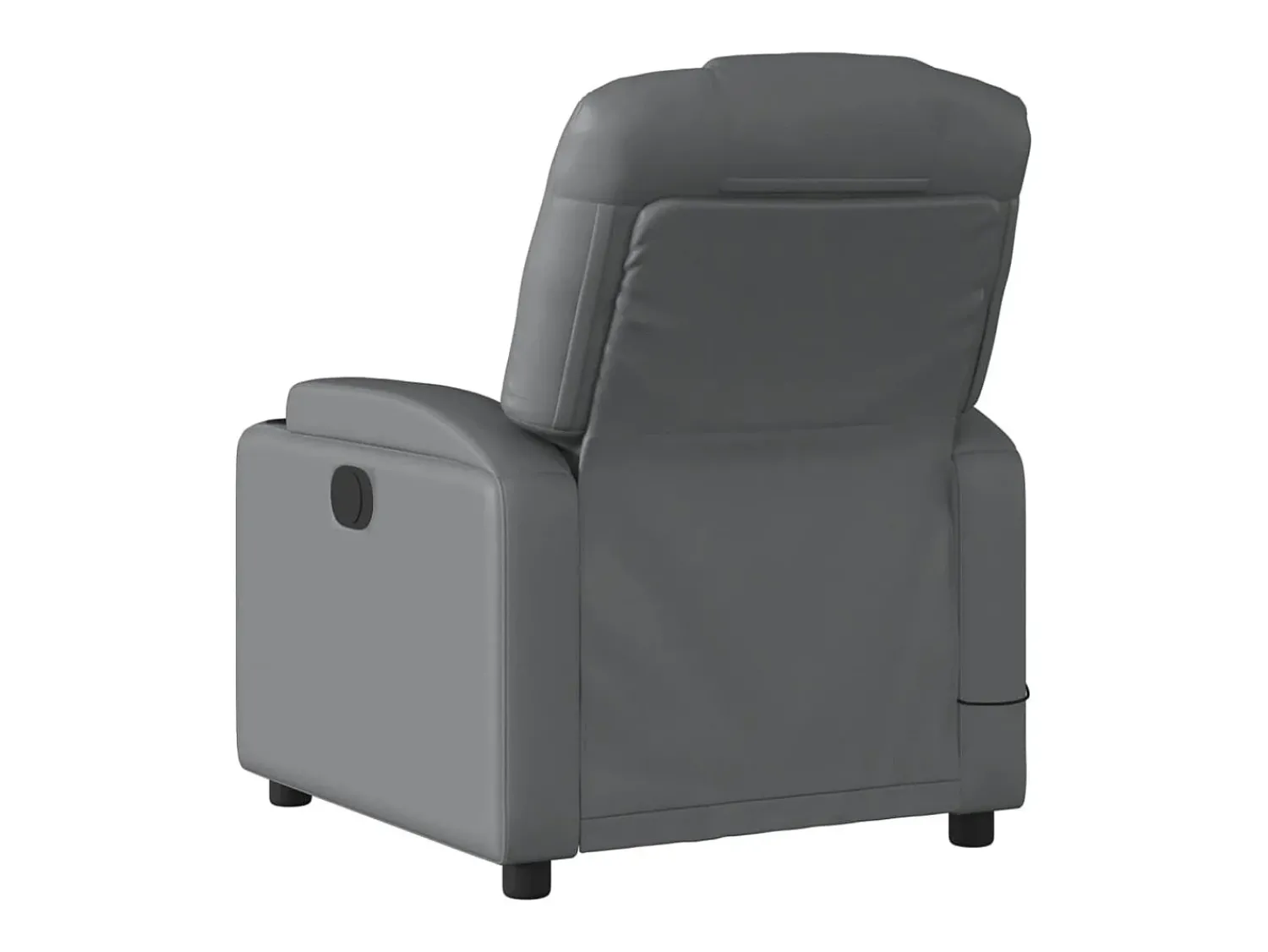 Poltrona massagens reclinável elétrica couro artif. SHL466530^ Poltrona