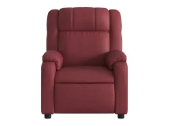 Poltrona| Poltrona massagens reclin. elétrica couro artif. -tinto SHL496005 Vermelho
