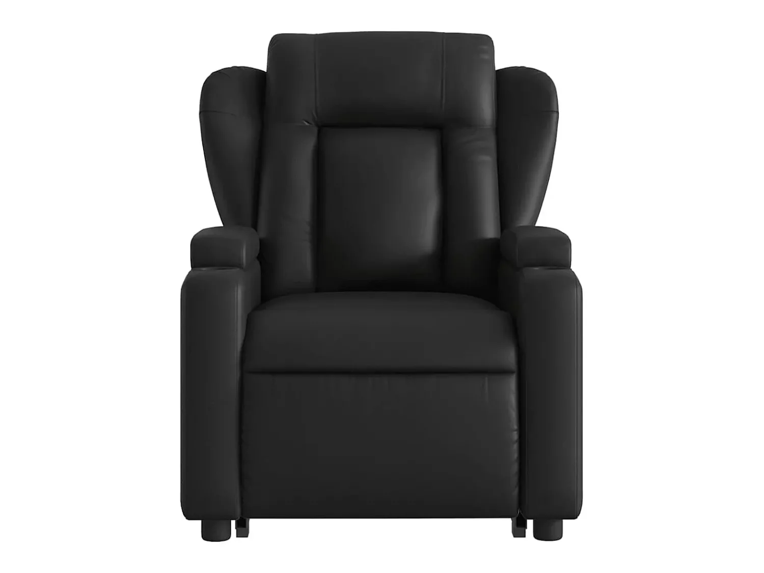 Poltrona* Poltrona massagens reclinável elevatória couro artificial SHL778472 Preto