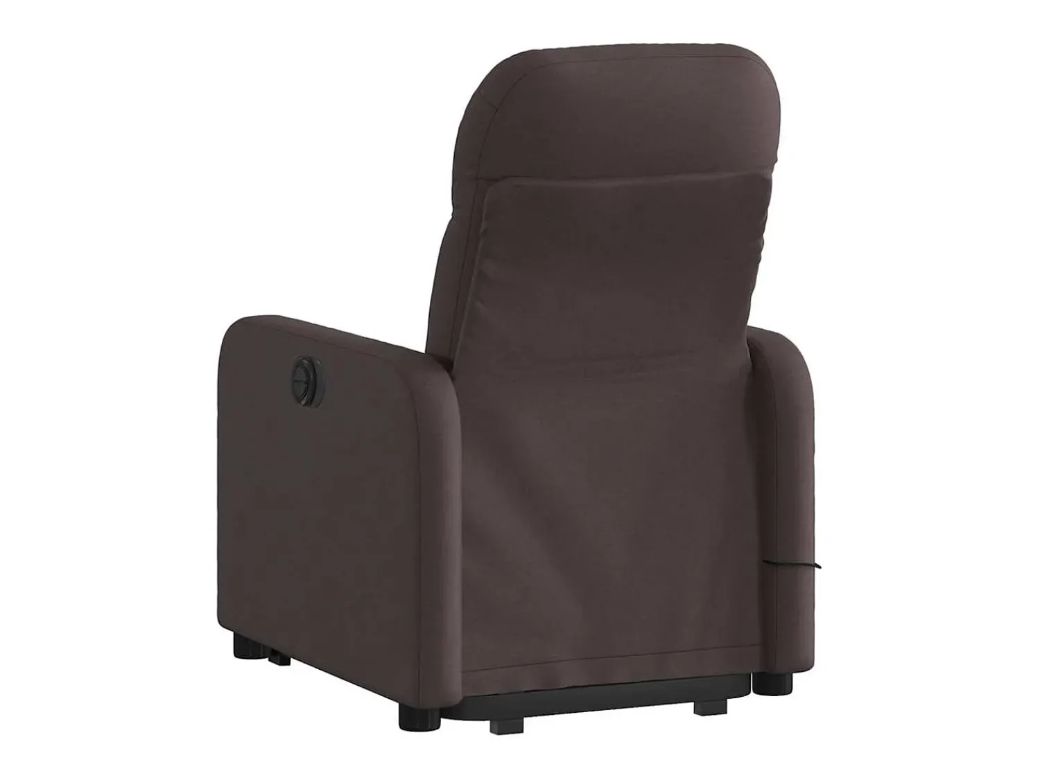 Outlet Poltrona massagens reclinável elevatória tecido -escuro SHL754361 Castanho