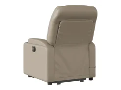 Discount Poltrona massagens reclinável elevatória couro art. cappuccino SHL588541 Castanho