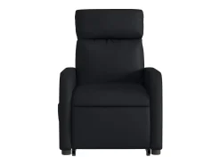 Poltrona| Poltrona massagens reclinável elevatória couro artificial SHL765395 Preto