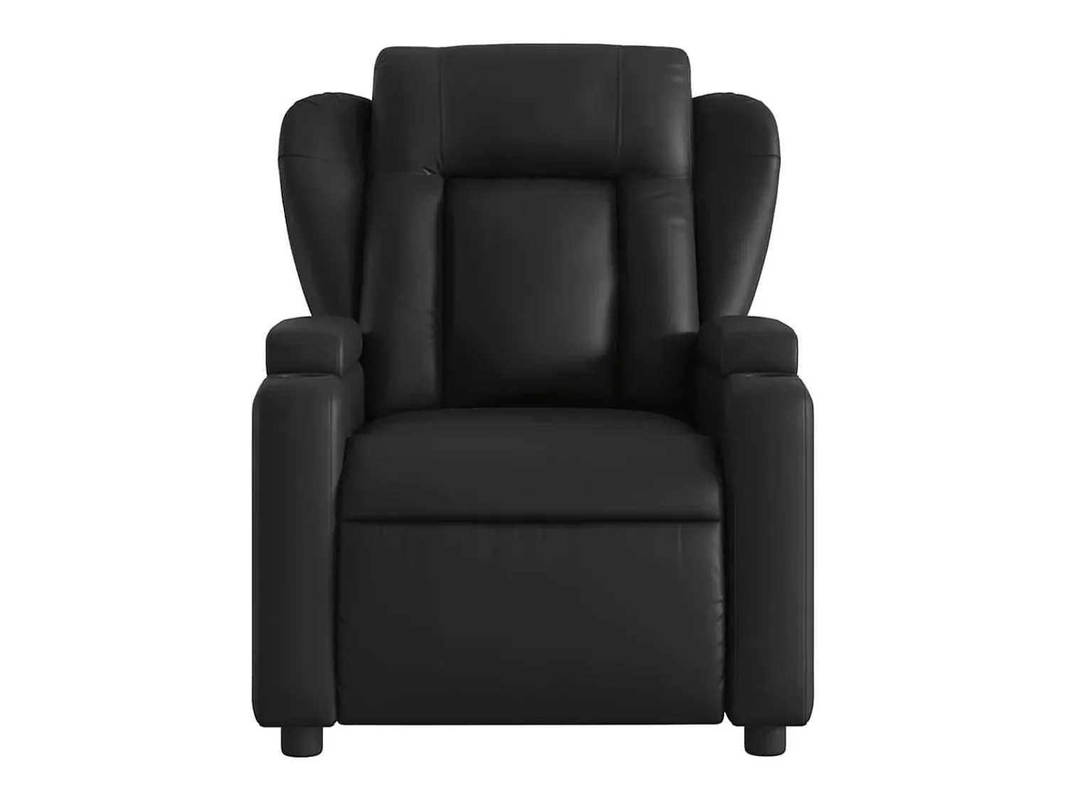 Poltrona| Poltrona massagens reclinável elétrica couro artificial SHL227945 Preto
