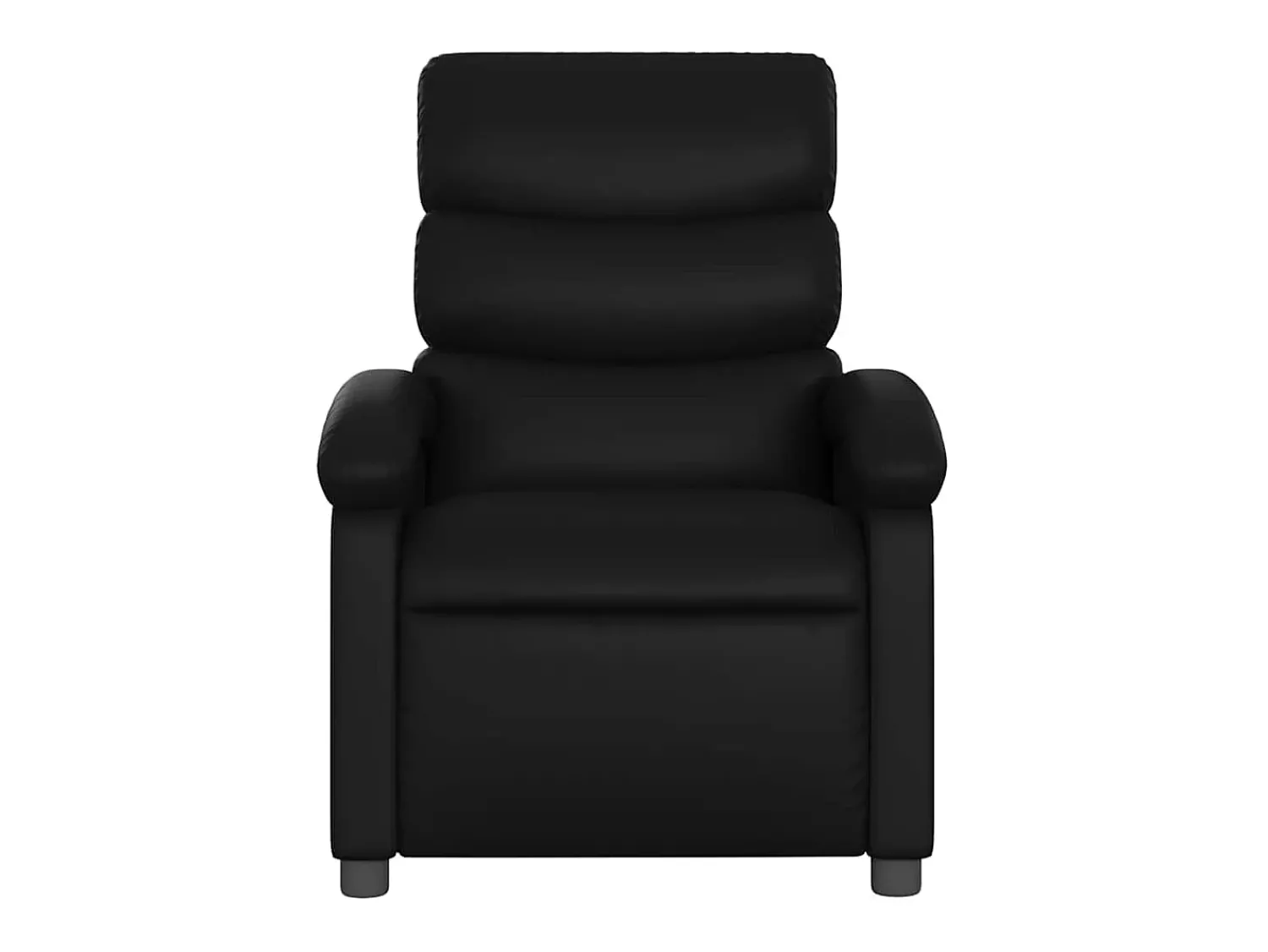 Poltrona* Poltrona massagens reclinável elétrica couro artificial SHL829703 Preto