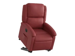 Poltrona| Poltrona reclin. elevatória elétrica couro artif -tinto SHL13110 Vermelho