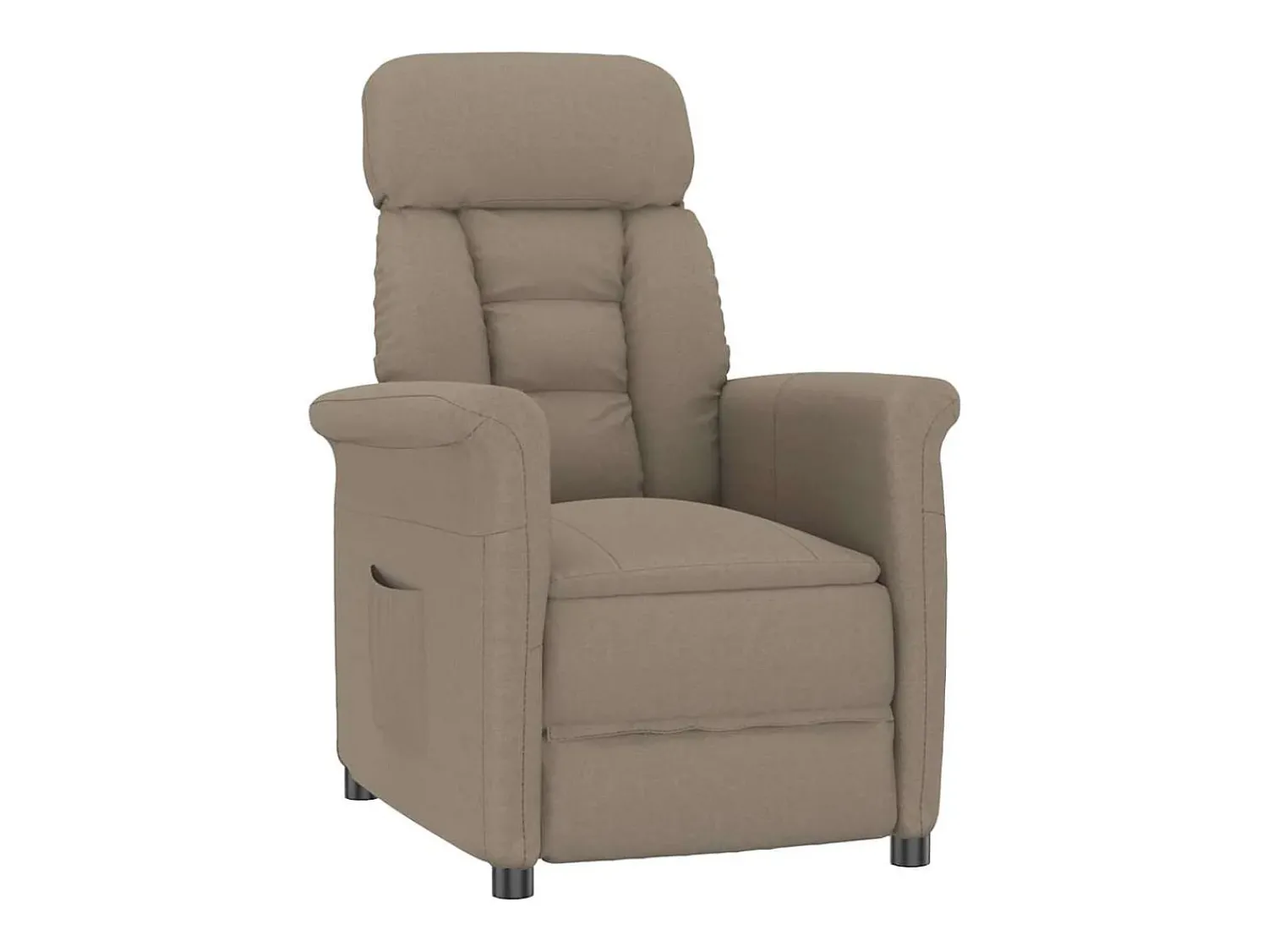 Hot Poltrona Reclinável | Poltrona Confortável Relax Cinzento-acastanhado SHL501443 Taupe