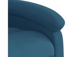 Poltrona| Poltrona Reclinável | Poltrona Confortável Relax veludo SHL290870 Azul