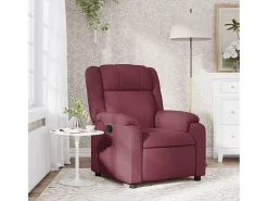 Poltrona Reclinável | Poltrona Confortável Relax tecido tinto SHL887877^ Poltrona