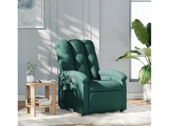 Poltrona* Poltrona Reclinável | Poltrona Confortável Relax tecido verde-escuro SHL438438 Verde pinho