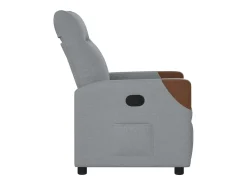 Poltrona* Poltrona Reclinável | Poltrona Confortável Relax tecido -claro SHL471449 Cinzento