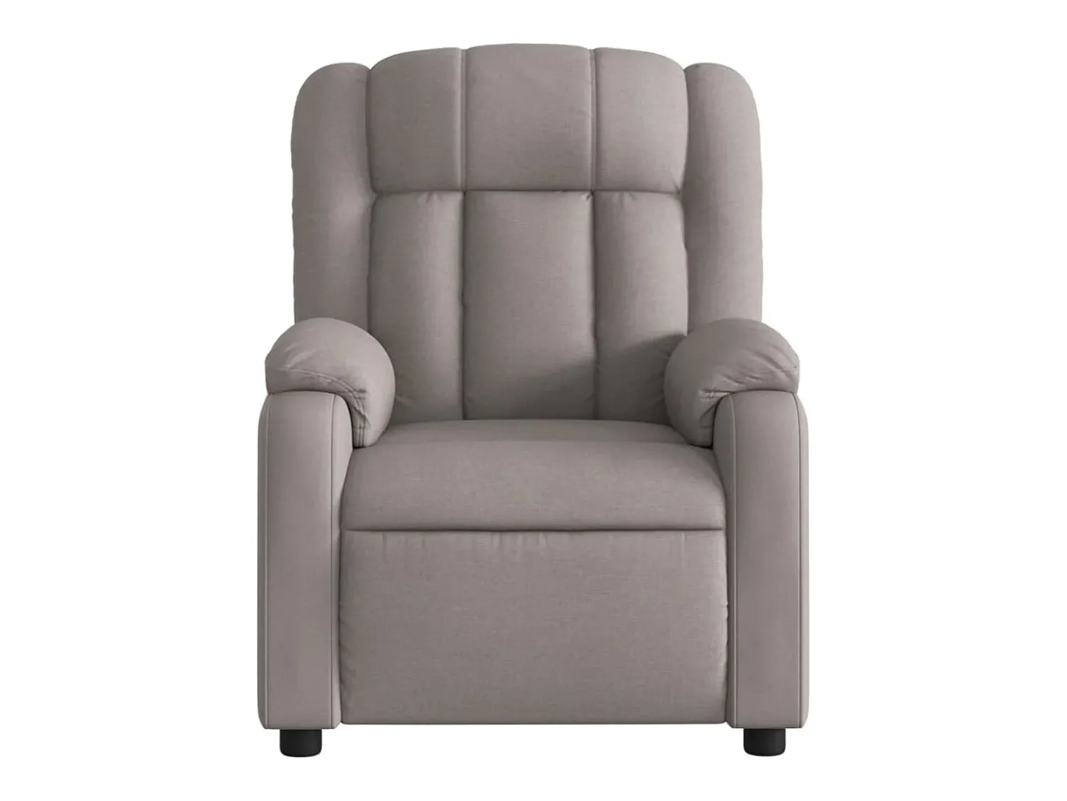 Hot Poltrona Reclinável | Poltrona Confortável Relax tecido cinzento-acastanhado SHL836293 Taupe