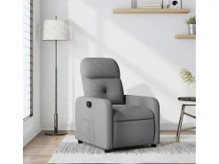 Poltrona* Poltrona Reclinável | Poltrona Confortável Relax tecido -claro SHL667258 Cinzento