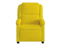 Poltrona| Poltrona Reclinável | Poltrona Confortável Relax veludo SHL813462 Amarelo