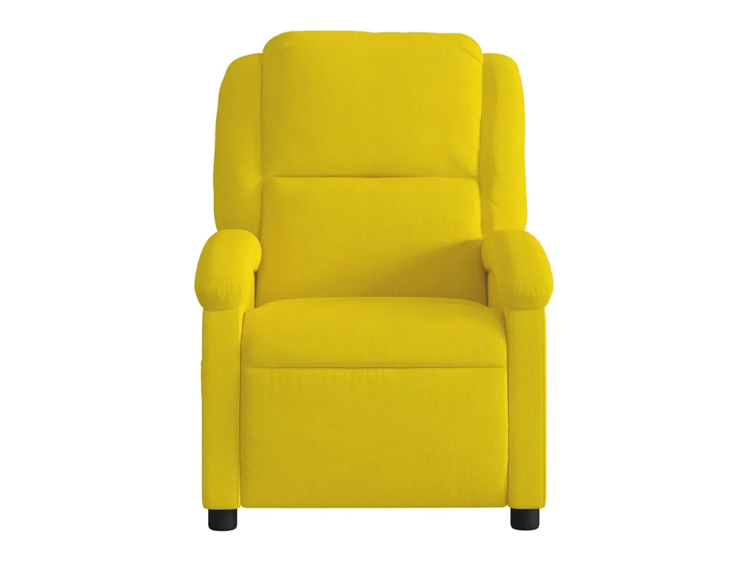 Poltrona| Poltrona Reclinável | Poltrona Confortável Relax veludo SHL813462 Amarelo