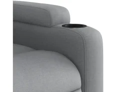 Poltrona Reclinável | Poltrona Confortável Relax tecido -claro SHL593014^ Poltrona